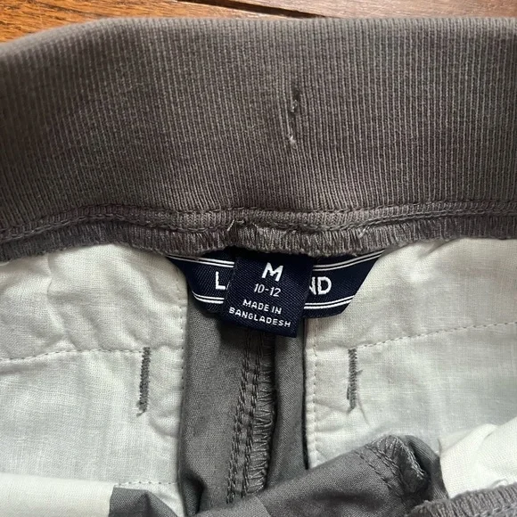 Lands End Kids Iron Knee Gray Chino pants - Picture 3 of 8